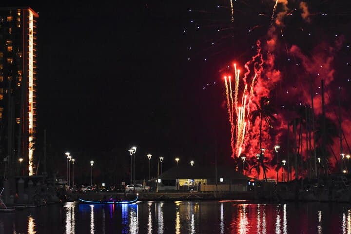 Waikiki Fireworks Gondola Cruise: Intimate Harbor Views & Champagne photo 3