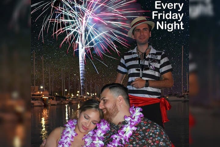 Waikiki Fireworks Gondola Cruise: Intimate Harbor Views & Champagne photo 2