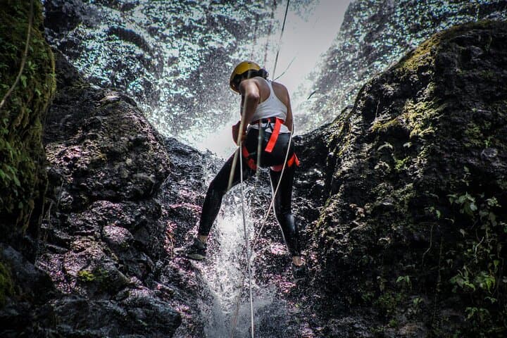 Arenal Combo Adventure: Rafting the Balsa River and Canyoning Waterfalls