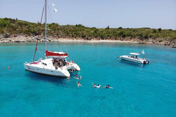 Private Luxury Catamaran Day Sail — Snorkel, Beaches & Rum Punch in the USVI