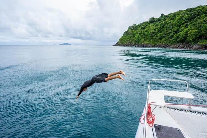 Private Catamaran Sunset Cruise to Coral Island and Promthep Cape photo 3