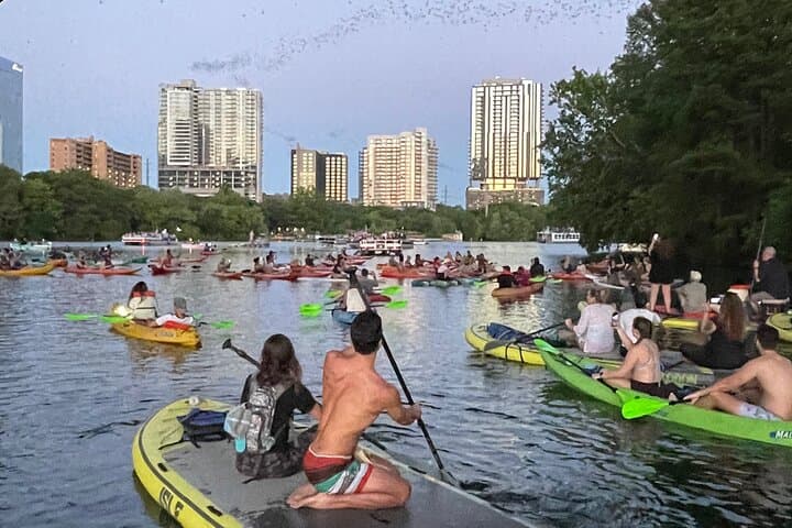 Giant Paddleboard Sunset Tour in Downtown Austin — Watch the Congress Avenue Bats photo 3