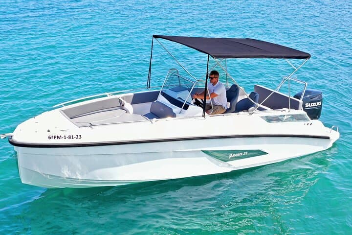 Private Boat Rental Abaris 23 from Alcudia — Explore Alcúdia & Pollença Bay by Sea