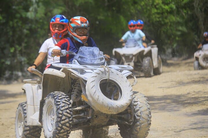 Jungle Zipline and ATV Adventure with Sacred Cenote near Puerto Morelos