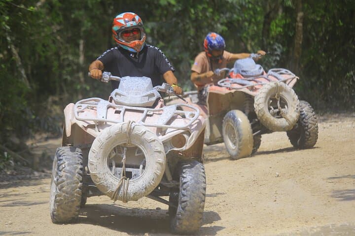 Jungle Zipline and ATV Adventure with Sacred Cenote near Puerto Morelos photo 2