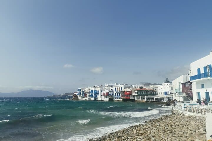 Mykonos in Three Hours: Private Luxury Range Rover Tour of Windmills, Little Venice & Beaches photo 3