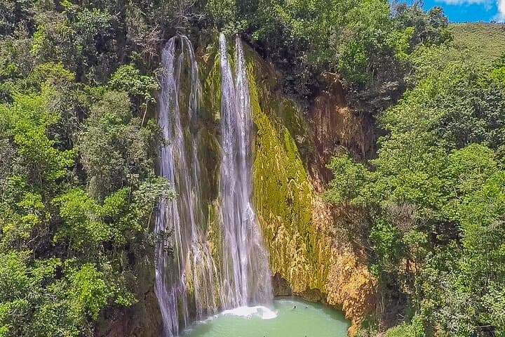 El Limón Waterfall & Cayo Levantado (Bacardi Island) Day Tour — Samaná, Dominican Republic
