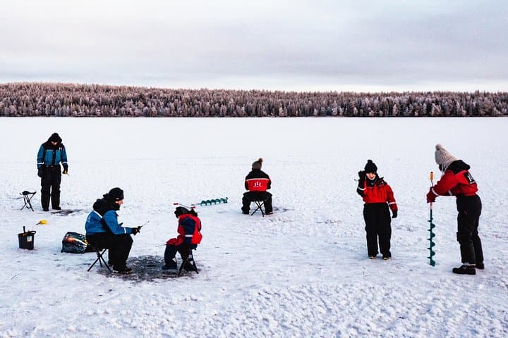 ATV and Ice Fishing in Rovaniemi: Arctic Circle Lapland Day Adventure photo 3
