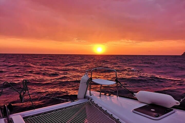 Private Santorini 4-Hour Luxury Catamaran Cruise from Fira photo 5