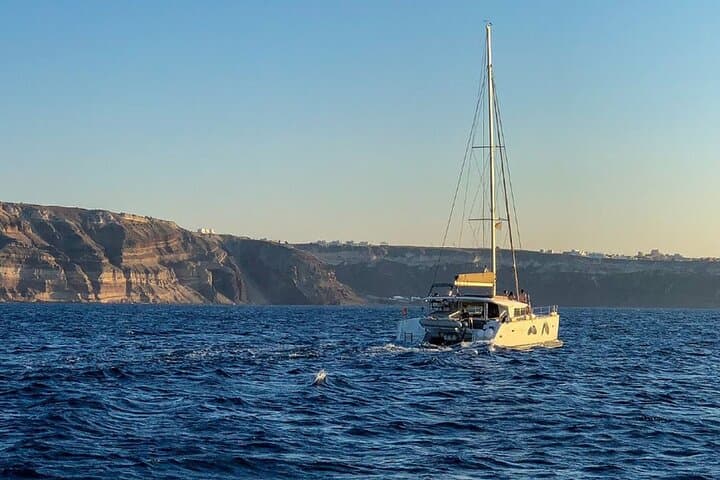 Private Santorini 4-Hour Luxury Catamaran Cruise from Fira photo 2