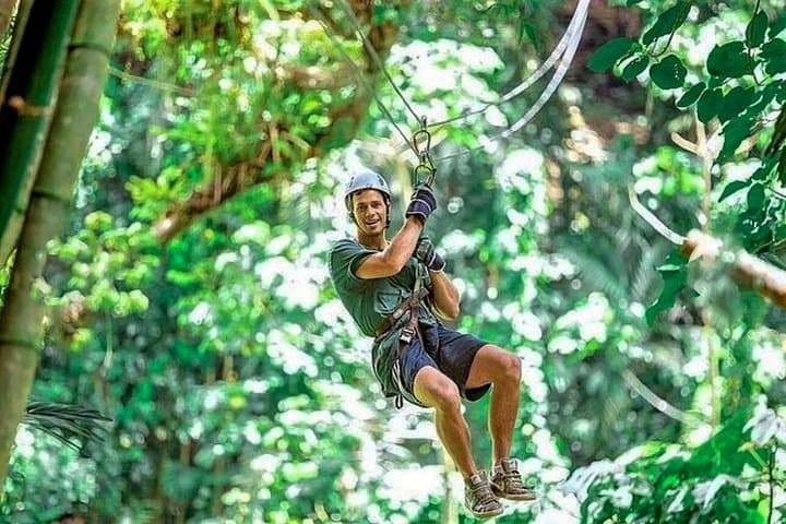 Dunn’s River Falls Combo: Zipline, Climb, Horseback Swim & Bamboo Rafting from Montego Bay photo 2