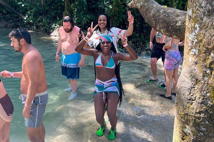 Dunn’s River Falls Combo: Zipline, Climb, Horseback Swim & Bamboo Rafting from Montego Bay photo 3