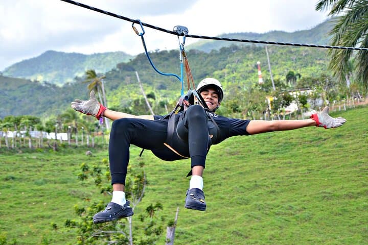 Zipline Expedition in Punta Cana: Seven-Line Canopy Flight Over Tropical Rainforest