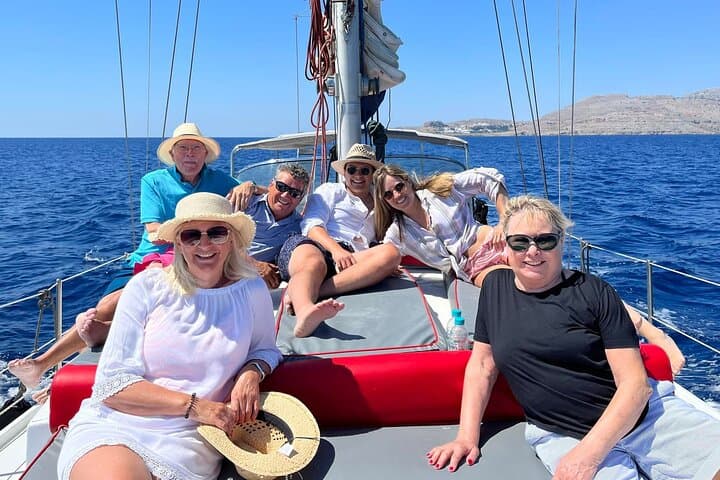Sail Lindos: Private Half- or Full-Day Yacht Trip from Lindos with Lunch & Snorkel photo 2