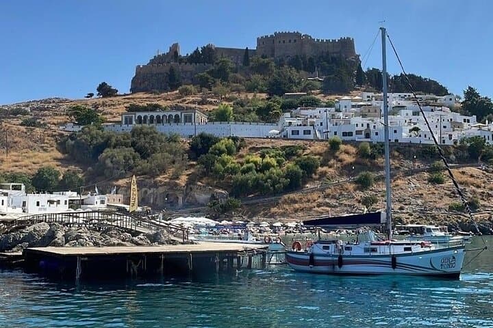 Sail Lindos: Private Half- or Full-Day Yacht Trip from Lindos with Lunch & Snorkel photo 3