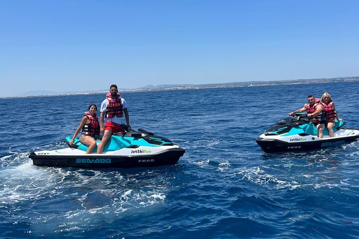 60-Minute Jet Ski Adventure on the Coast of Murcia — Mediterranean Ride with Photos & Drink