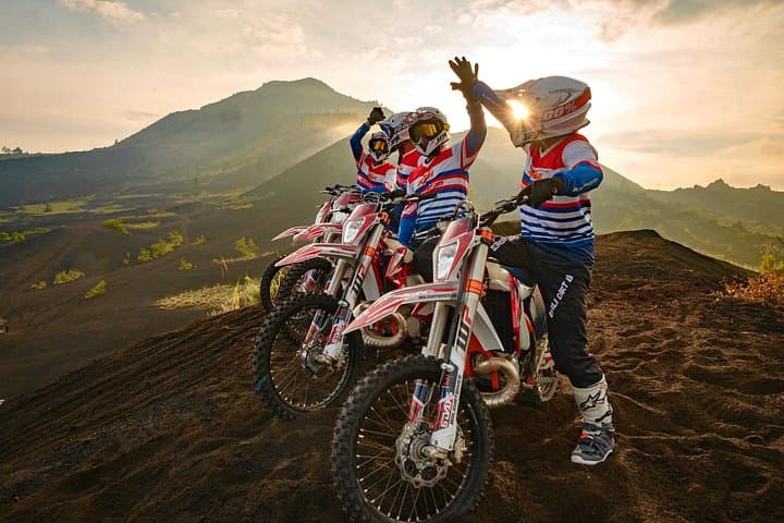 Kintamani Volcano Dirt Bike Adventure: Half-Day Ride on Mount Batur’s Black Sands photo 1