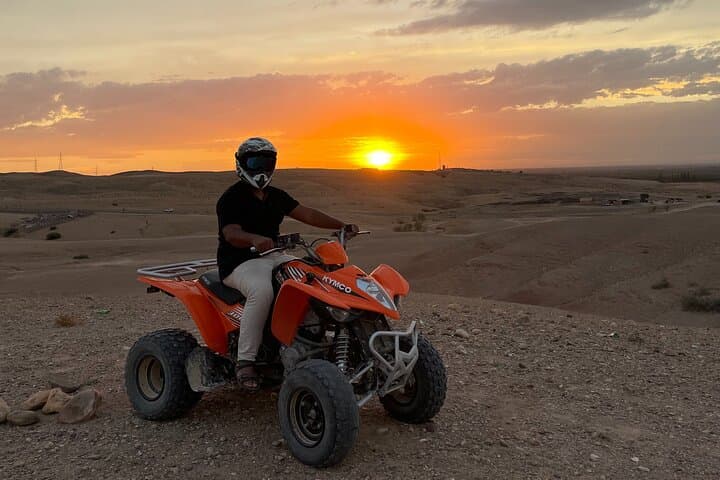 Agafay Desert Quad Bike Adventure with Berber Dinner & Show from Marrakech photo 4
