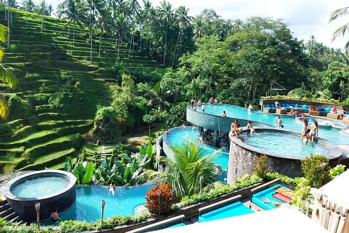 Ubud Highlights: Cretya Day Club, Rice Terraces, Swing & Waterfall Day Tour photo 1
