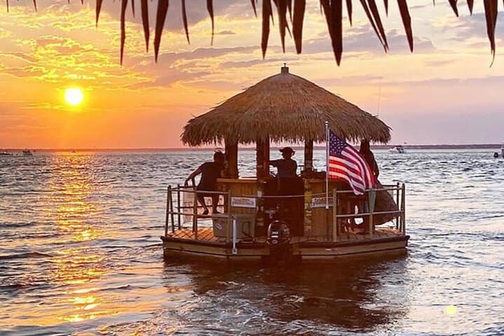 Sunset Tiki Cruise on Lower Grand Lagoon — Original Cruisin' Tikis (1.5 hr) photo 1
