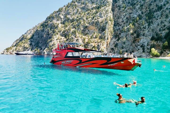 High-Speed Symi Island Day Trip from Rhodes with Swim Stop at St George's Bay