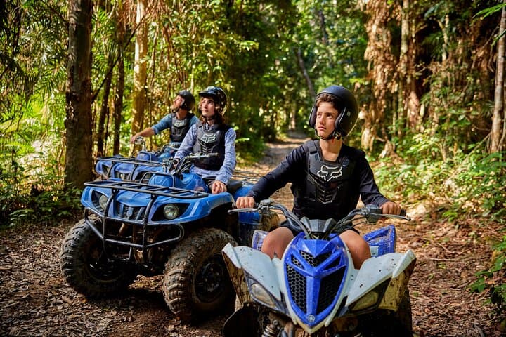 Kuranda Half-Day ATV & Petting Zoo: Quad Rides, Rainforest Market and Wildlife Encounters