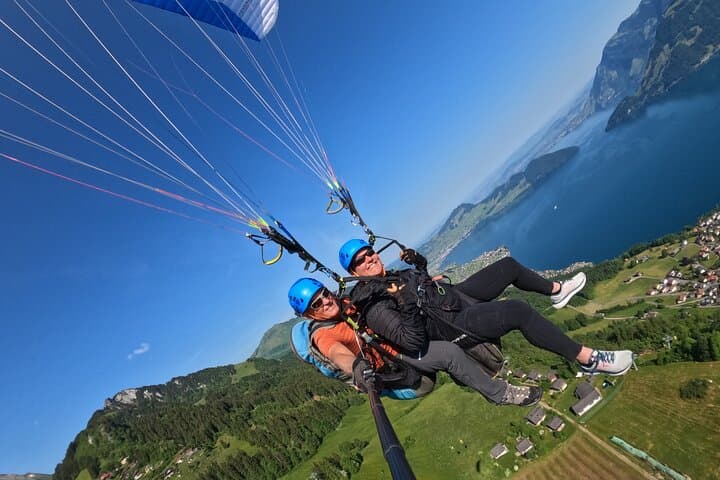 Tandem Paragliding Over Lucerne: Alpine Flights Above Lakes and Valleys photo 2