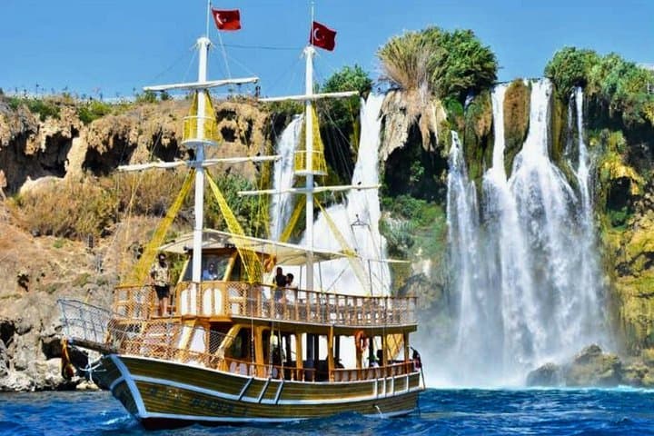 Antalya Boat Tour to Düden Waterfall: Lunch, Swimming & Sea Life photo 2