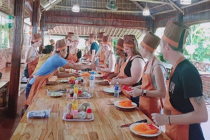 Hoi An Eco Cooking Class: Market Tour, Basket Boat & Vietnamese Cooking photo 6
