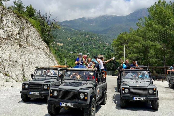 Alanya 4-in-1: Rafting, Zipline, Jeep & Quad Safari in Köprülü Canyon photo 2