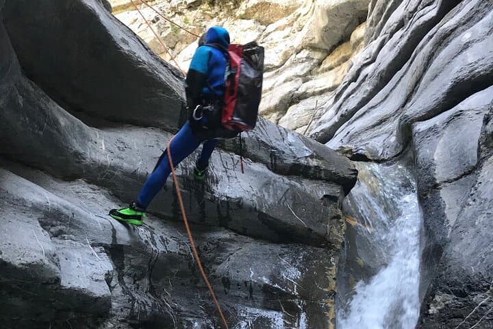 3-Hour Canyoning in the Alpes-Maritimes: Jumps, Rappels & Turquoise Pools photo 3