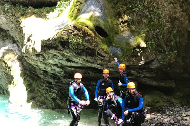 3-Hour Canyoning in the Alpes-Maritimes: Jumps, Rappels & Turquoise Pools photo 5