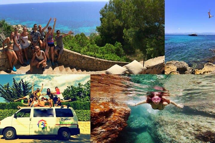 Mallorca Hidden Beaches & Snorkel Adventure with The Happy Vans