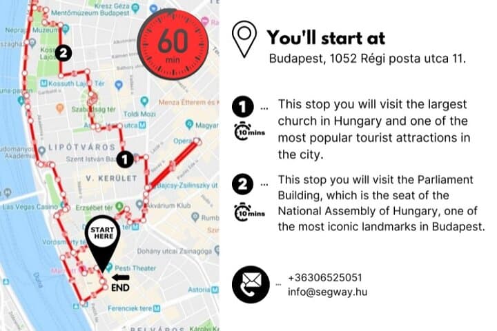 One-Hour Segway Tour of Downtown Budapest: Parliament, Basilica & River Views photo 3