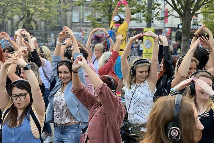 Silent Disco Walking Tour of Cardiff: Dance Through the City Centre photo 4