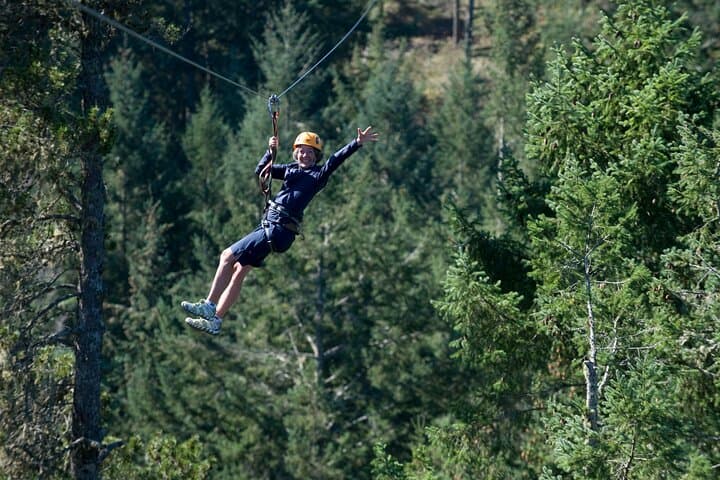 Victoria Canopy Zipline Tour with Downtown Shuttle — 8 Ziplines & Suspension Bridge photo 4
