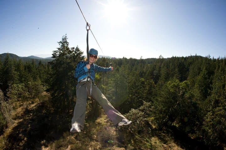 Victoria Canopy Zipline Tour with Downtown Shuttle — 8 Ziplines & Suspension Bridge photo 6