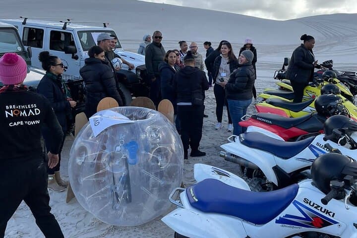 Atlantis Dunes Half-Day: Quad Biking, Sandboarding & Bumper Ball near Cape Town