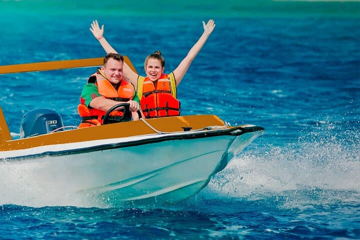 Cozumel Speed-Boat Snorkel & Beach Adventure: High-Speed Reef Exploration photo 2