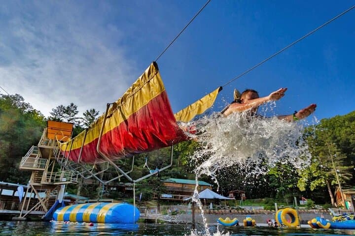 Ace Adventure Water Park: Floating Obstacle Course, Zip Lines & Slides in New River Gorge photo 2