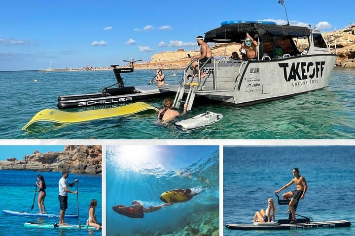 Ibiza Luxury Water Toys Boat Tour — Seabob, Scubajet & Paddle Experience photo 1