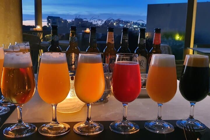 Santorini Eat & Drink Private Tour: Brewery, Winery & Farm Tastes in 4 Hours