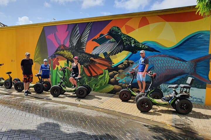 EZ Raider to Baby Beach & San Nicolas Murals — Aruba Southeast Electric 4x4 Tour