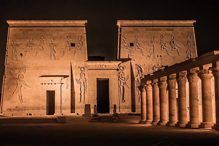 Philae Temple Sound & Light Show — Private 3‑Hour Evening Experience in Aswan