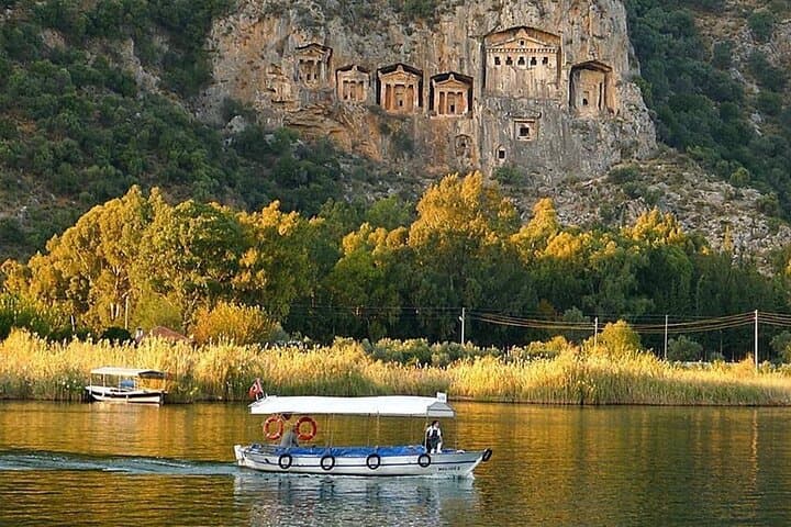 Dalyan River Cruise from Fethiye: Turtle Beach, Mud Baths & Lycian Rock Tombs