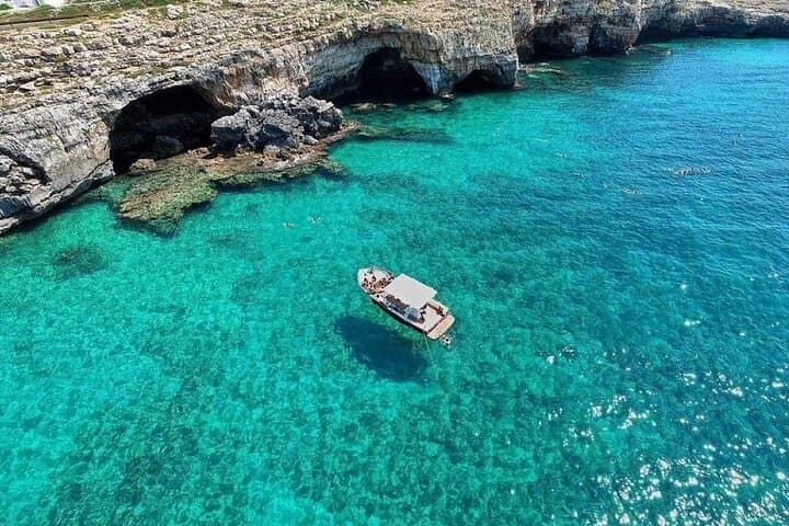 3-Hour Boat Tour to the Caves of Santa Maria di Leuca — Coastal Cave Cruise