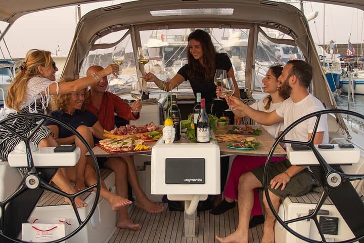 Sunset Wine Tasting Sail in Riposto: Etna Views & Sicilian Wines