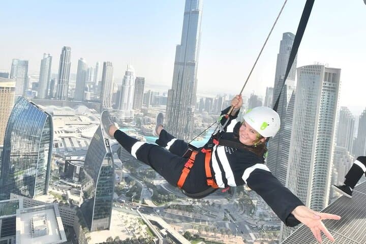 Dubai Sky Views Edge Walk: Hands-Free Ledge Walk 220m Above Downtown Dubai photo 6