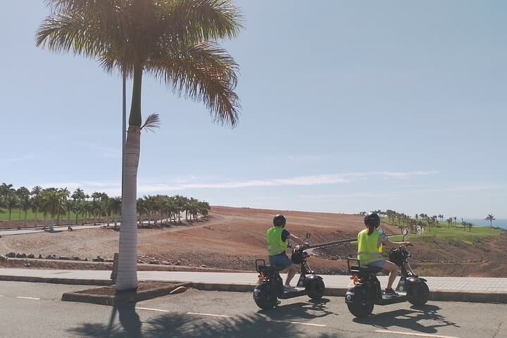 Playa Ingles E-Scooter + Jet Ski Combo: Maspalomas Coastal Explorer