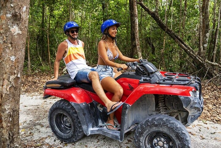 Cozumel ATV to Mayan Jade Cavern with Snorkeling at Playa Uvas photo 2